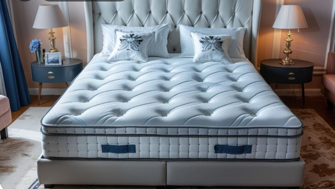 تشک رویال دو نفره با فنر پاکتی و مموری‌فوم